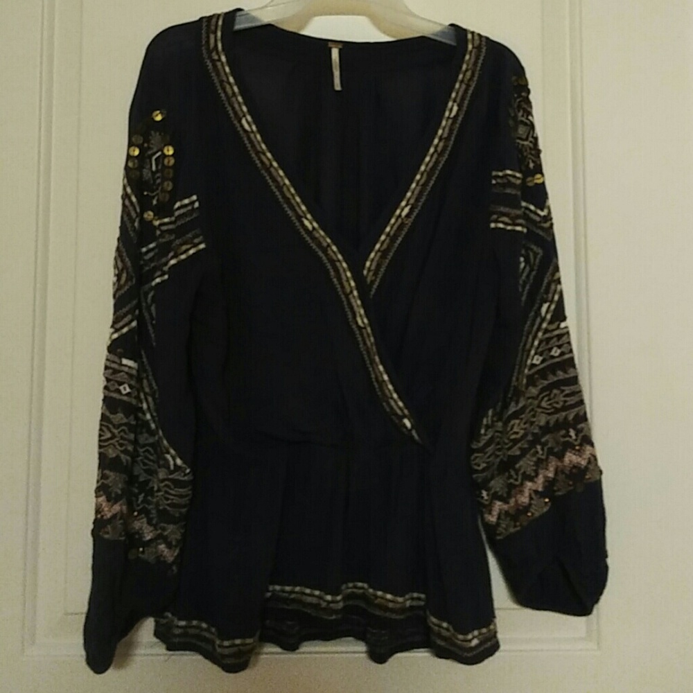 Flowy beaded top